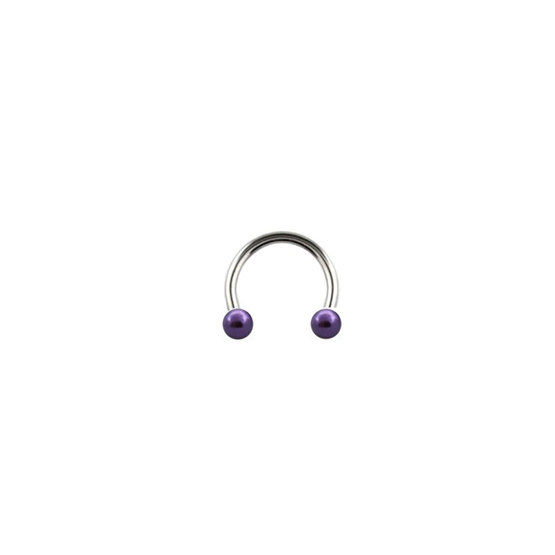 Piercing 8mm fer à cheval violet Bef Piercing oreille1,80 €