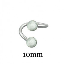 Piercing arcade 8 mm anodisé rose