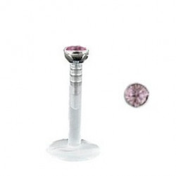 Piercing arcade 8 mm anodisé rose