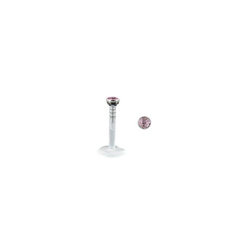 Piercing labret 10mm améthyse clair Pazo Piercing labret2,99 €