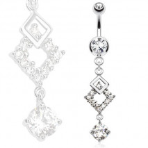 Piercing arcade 8 mm anodisé rose