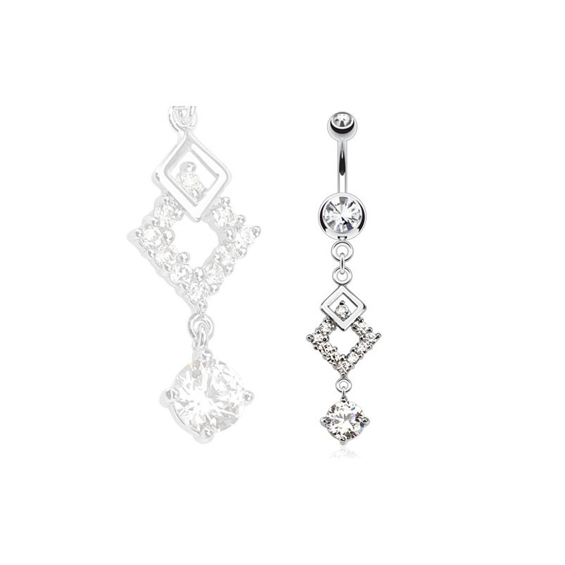 Piercing arcade 8 mm anodisé rose