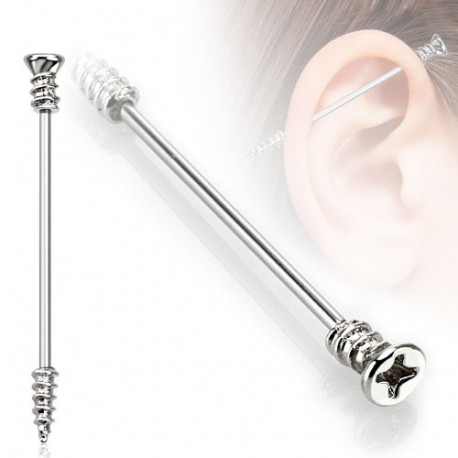 Piercing industriel 35mm vis acier Hasew Piercing oreille4,95 €