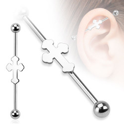 Piercing arcade 8 mm anodisé rose