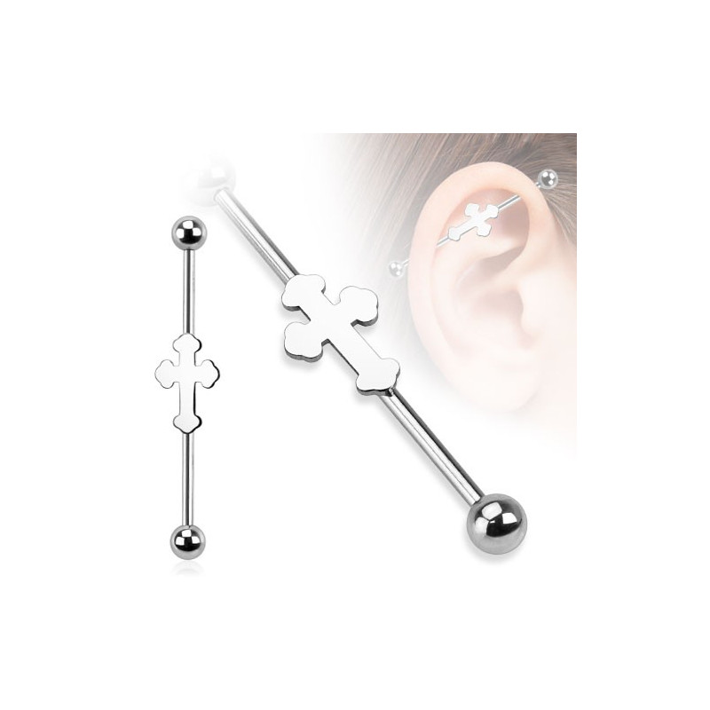 Piercing industriel 38mm croix en acier Fuz Piercing oreille4,80 €