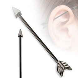 Piercing arcade 8 mm anodisé rose