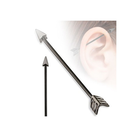 Piercing arcade 8 mm anodisé rose