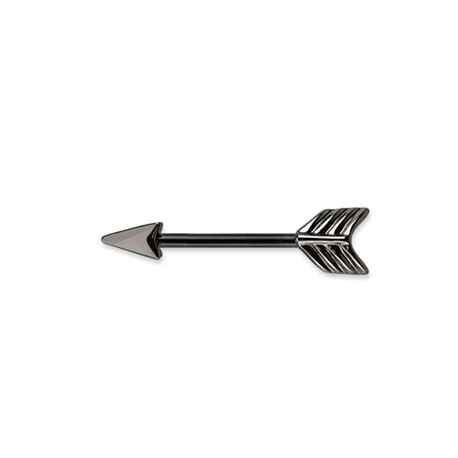 Piercing téton 12mm noir avec flèche Syfa Piercing téton6,70 €