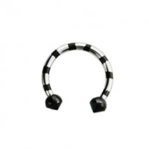 Piercing arcade 8 mm anodisé rose