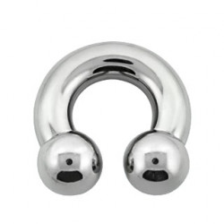 Piercing fer à cheval 16 x 8mm et boules de 12mm Piercing oreille8,90 €