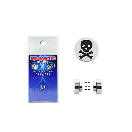 Faux piercing plug aimanté tête de mort Cop Faux piercing4,80 €