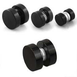 Faux piercing plug 6mm aimanté noir Xys Faux piercing4,70 €