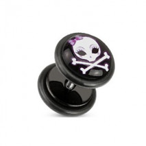 Faux piercing plug tête de mort Qez Faux piercing3,30 €