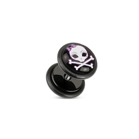 Faux piercing plug tête de mort Qez Faux piercing3,30 €