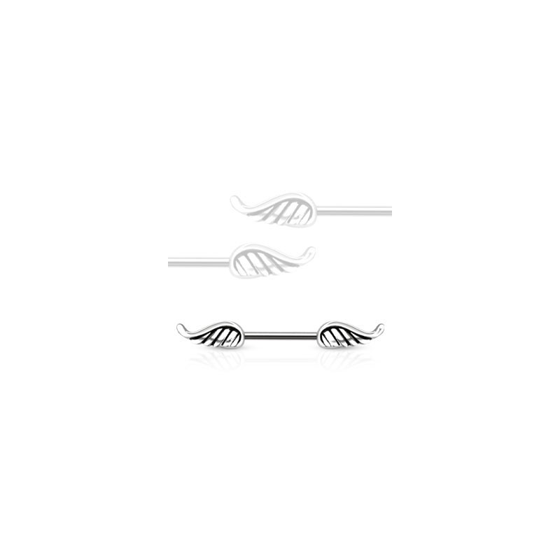 Piercing téton 11mm ailes d'ange Daro Piercing téton4,49 €