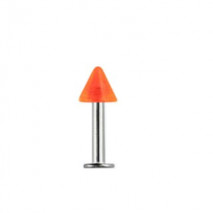 Piercing labret 8mm pointe orange Hyr Piercing labret1,75 €