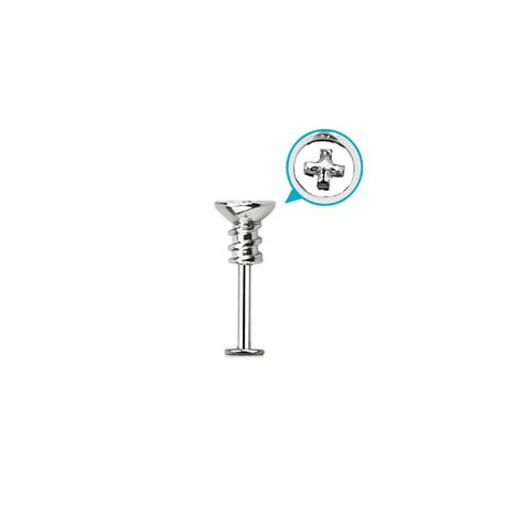 Piercing labret 11mm et tête de vis Pew Piercing labret3,49 €