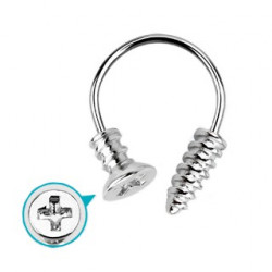Piercing fer à cheval 11 x 1,2mm vis acier Fyta Piercing oreille4,99 €