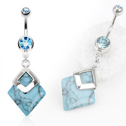 Piercing nombril pierre turquoise bleu Auv Piercing nombril7,85 €