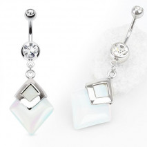 Piercing arcade 8 mm anodisé rose