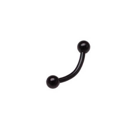 Piercing arcade 10mm avec boules 4mm noire Somy Piercing arcade3,70 €