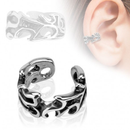 Faux anneau oreille avec motifs de feuilles Kad Faux piercing4,60 €