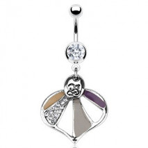 Piercing nombril cœur multicolore Xat Piercing nombril7,65 €