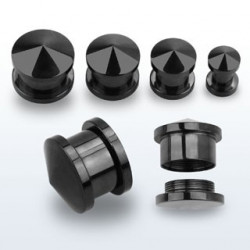 Piercing plug noir conique 6mm Pix Piercing oreille5,49 €
