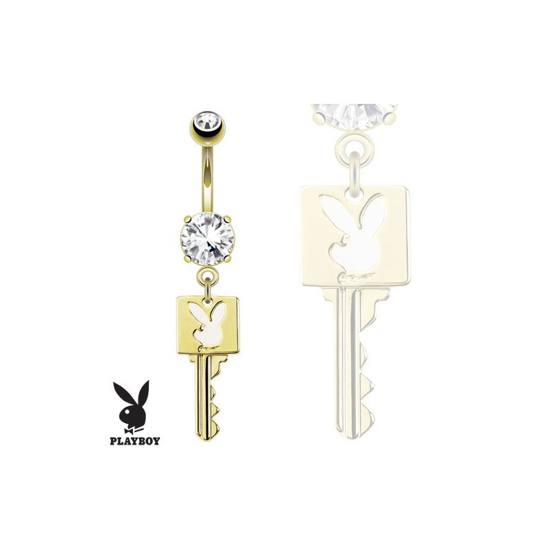 Piercing nombril clé doré playboy Piercing nombril15,49 €