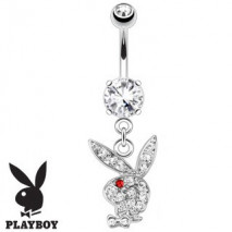 Piercing nombril playboy blanc œil rouge Piercing nombril9,49 €