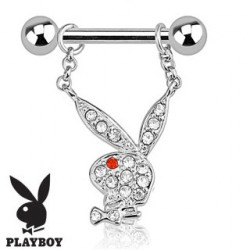 Piercing téton playboy cristal blanc Piercing téton6,80 €
