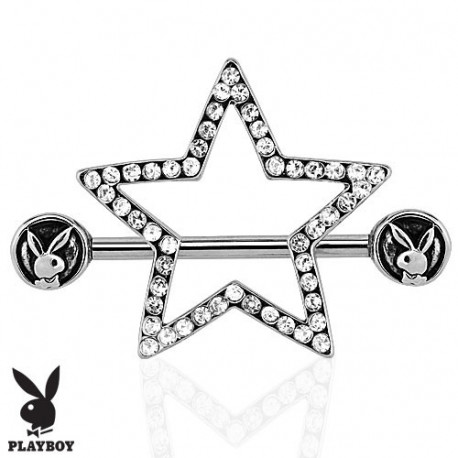 Piercing playboy téton avec étoile en cristal Piercing téton9,60 €
