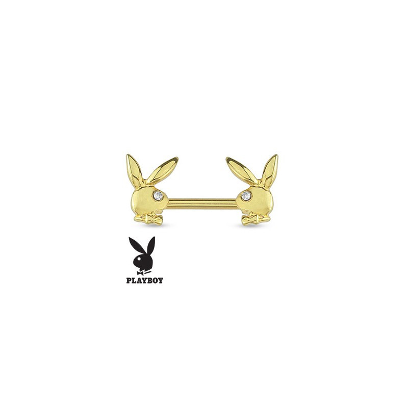 Piercing téton lapin playboy doré Xik Piercing téton4,99 €