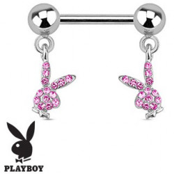 Piercing arcade 8 mm anodisé rose