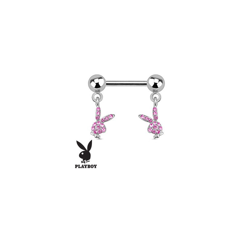 Piercing arcade 8 mm anodisé rose