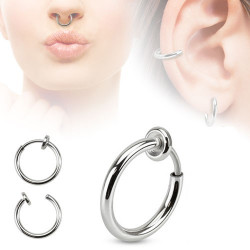 Piercing arcade 8 mm anodisé rose