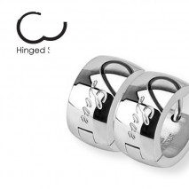 Piercing arcade 8 mm anodisé rose