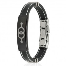 Bracelet noir avec le logo lui et lui Bahy Bijoux8,30 €
