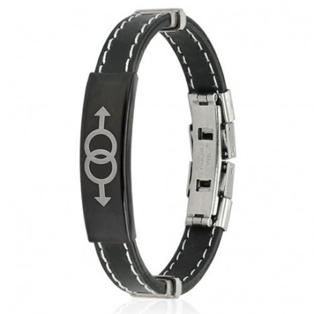 Bracelet noir avec le logo lui et lui Bahy Bijoux8,30 €