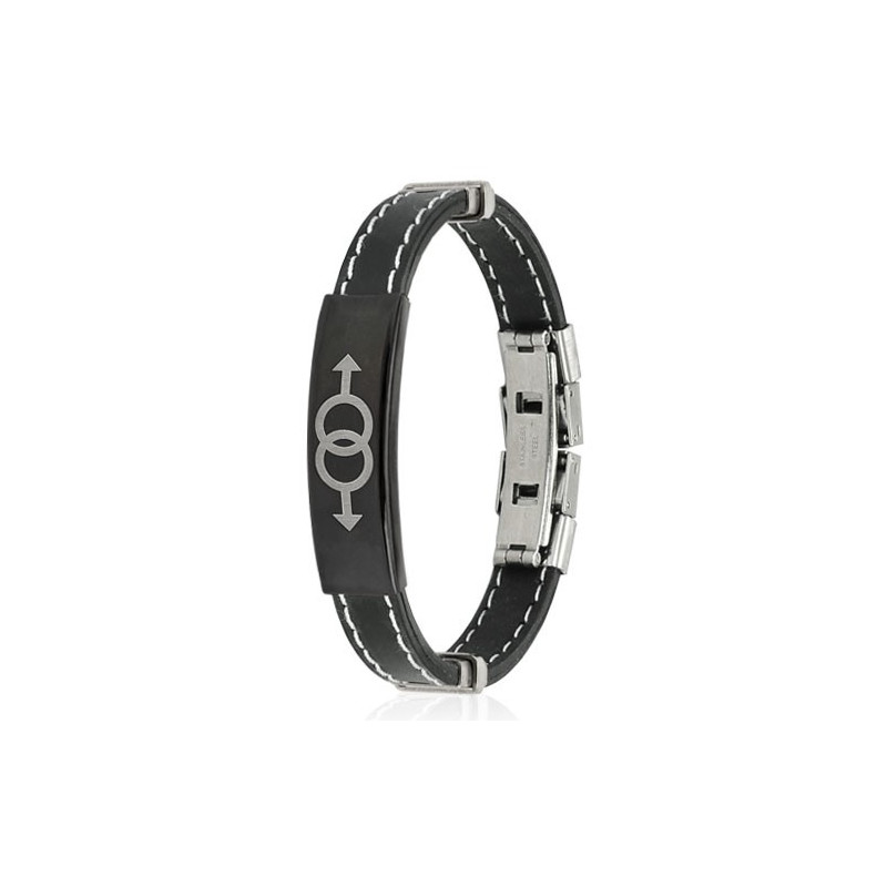 Bracelet noir avec le logo lui et lui Bahy Bijoux8,30 €