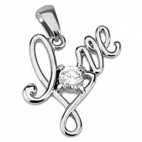 Pendentif love et zirconium blanc Vay Bijoux8,49 €