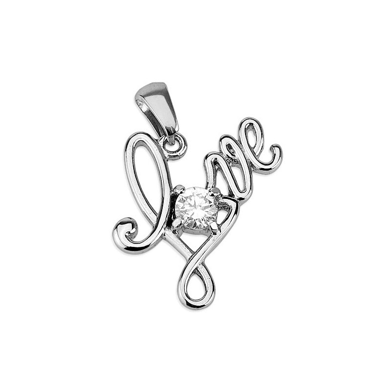 Pendentif love et zirconium blanc Vay Bijoux8,49 €