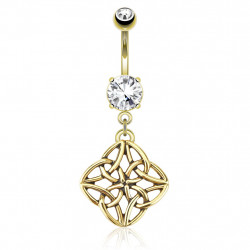 Piercing arcade 8 mm anodisé rose