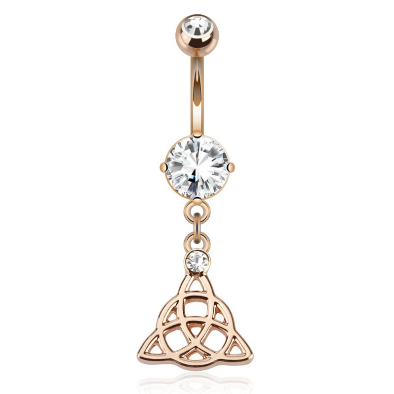 Piercing nombril nœud celtique plaqué or rose Piercing nombril6,90 €