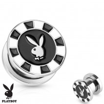 Piercing plug 22mm playboy jeton poker Box Piercing oreille11,49 €