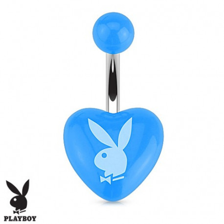Piercing nombril cœur playboy bleu en acrylique Kop Piercing nombril3,90 €