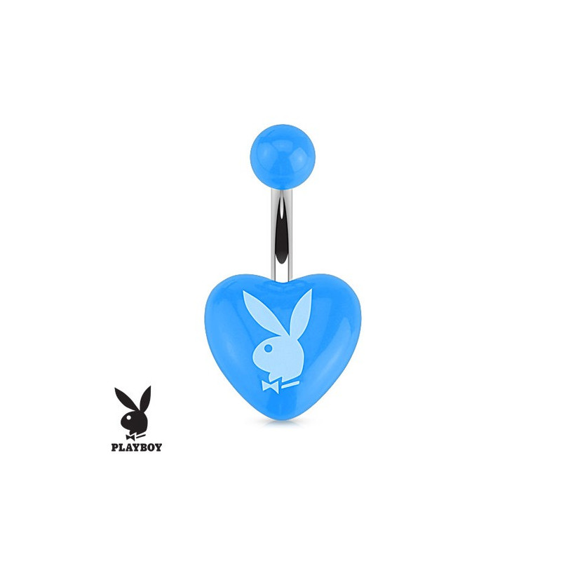 Piercing nombril cœur playboy bleu en acrylique Kop Piercing nombril3,90 €