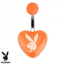 Piercing nombril cœur playboy orange en acrylique Kypu Piercing nombril3,90 €