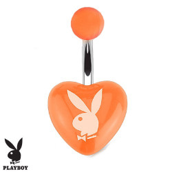 Piercing nombril cœur playboy orange en acrylique Kypu Piercing nombril3,90 €