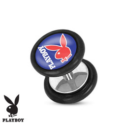 Faux piercing plug playboy bleu et lapin rouge Faux piercing3,49 €